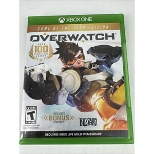 Overwatch - Game of the Year Edition - Xbox One Free Shipping Tested Rated Teen